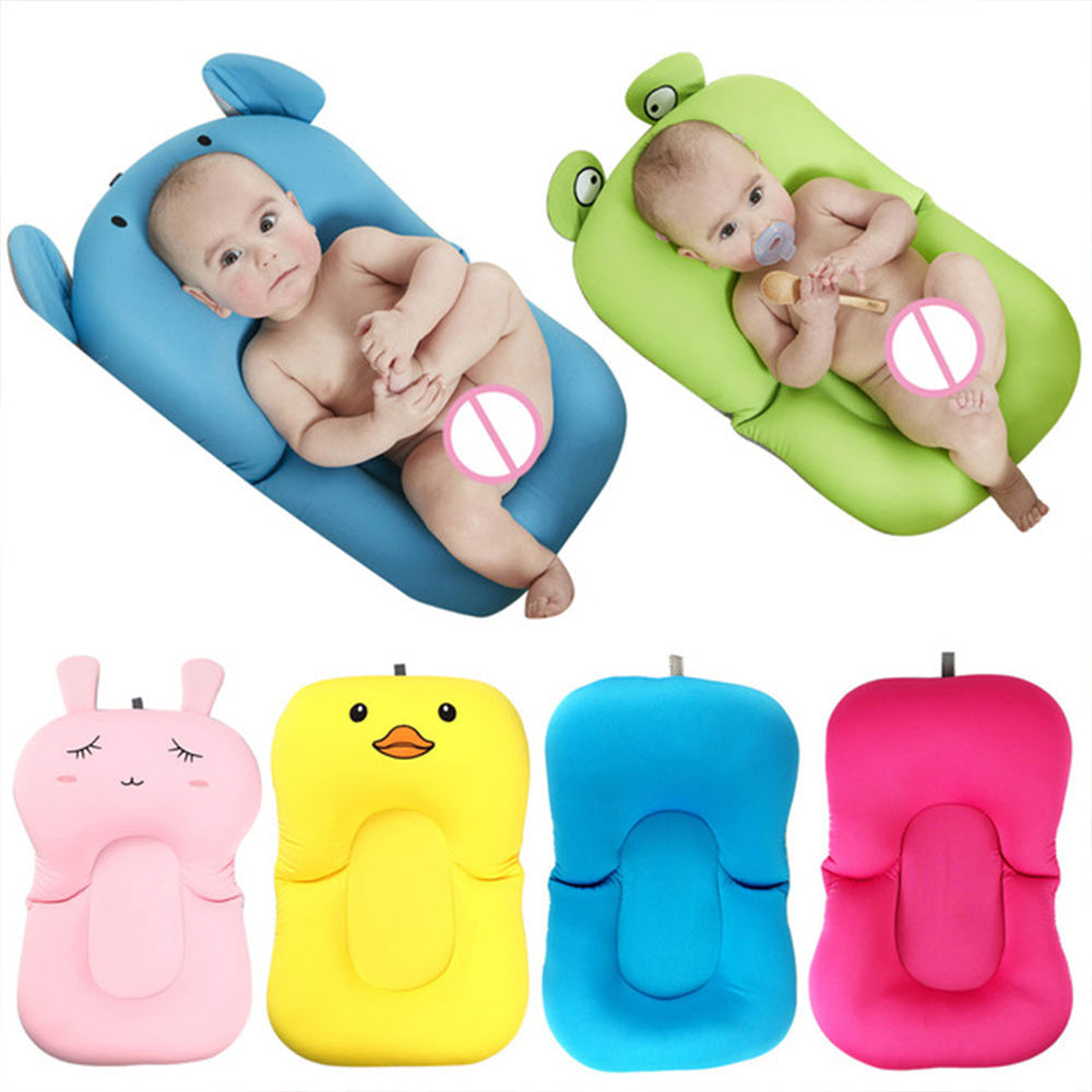 Newborn Bath Floating Pad Mat Baby Bath Tub Pad Chair Shelf