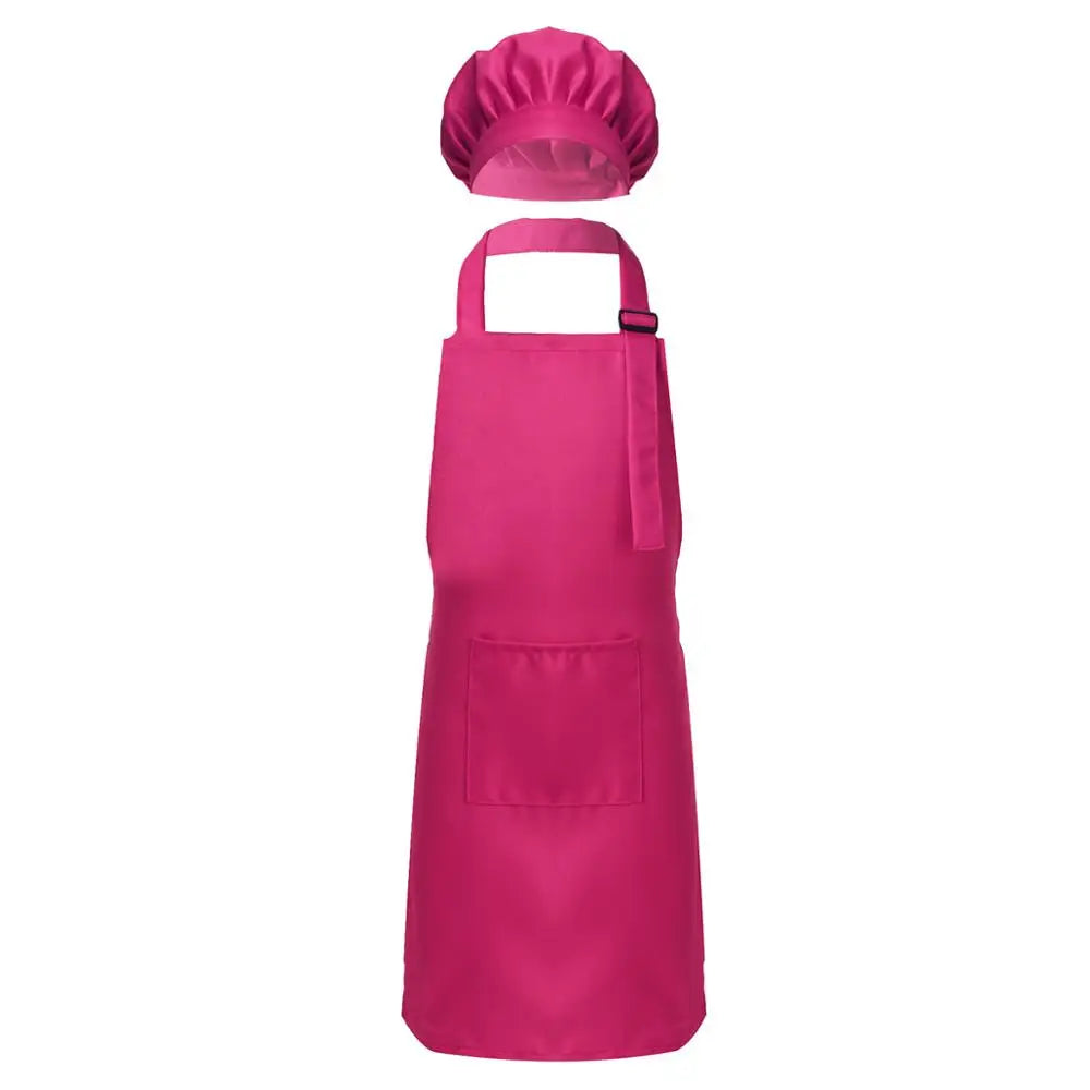 Kids Apron and Chef Hat Set