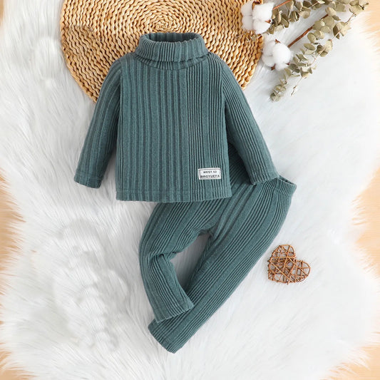 Kids Soft Cotton, Warm Long Sleeve Outfit
