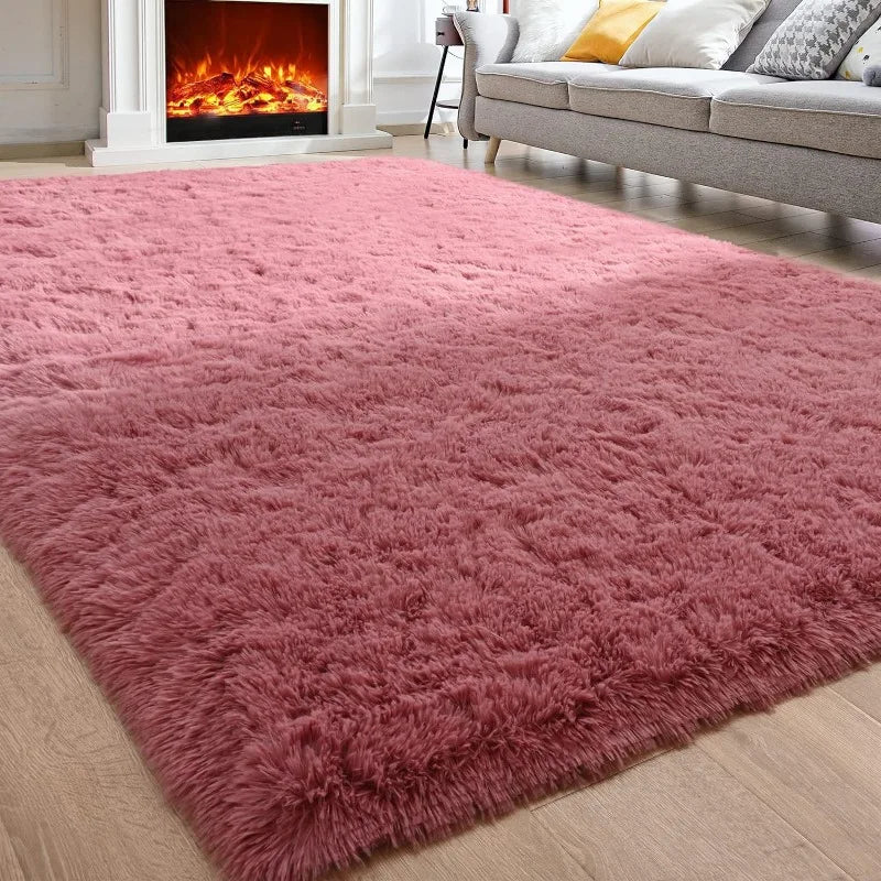 Fluffy Shaggy Area Rugs