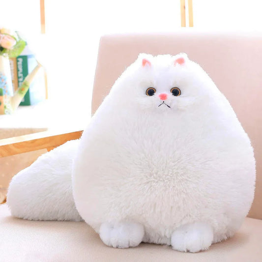 Fluffy Persian Cat Plush Toy