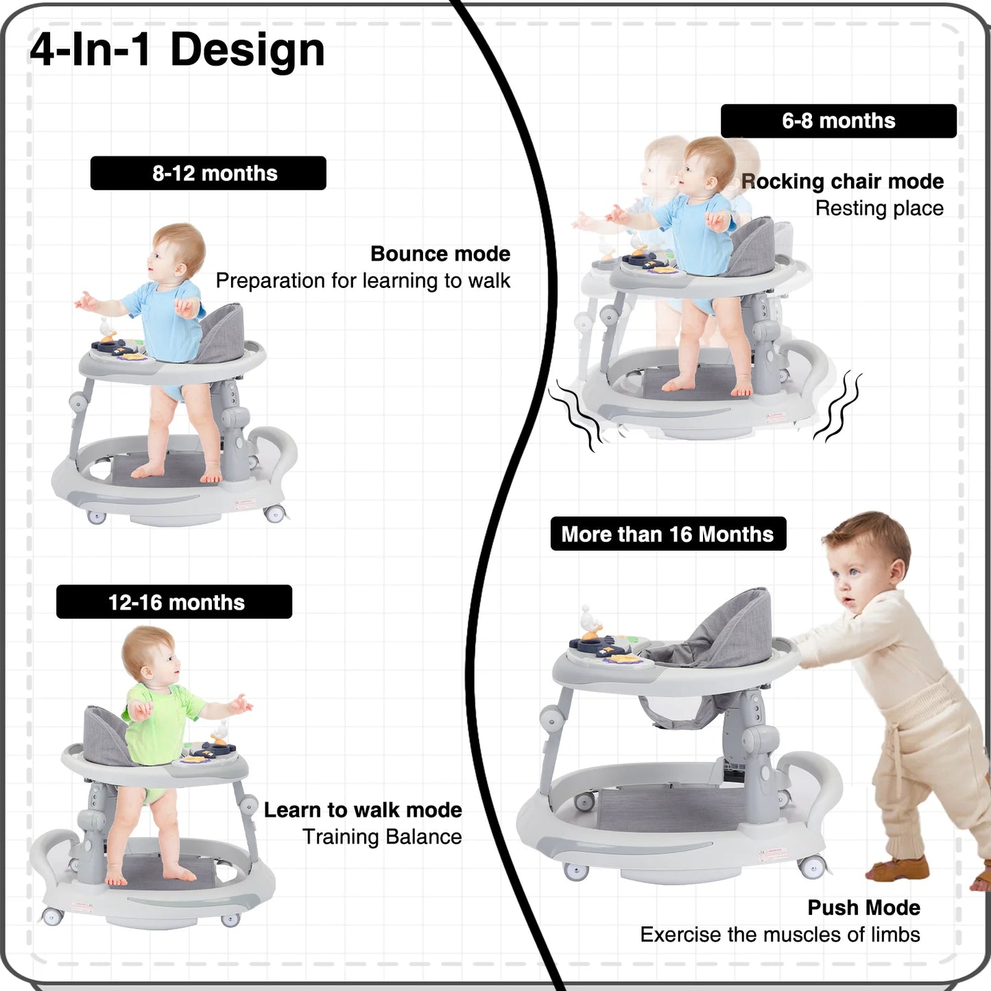 Foldable Baby Walker