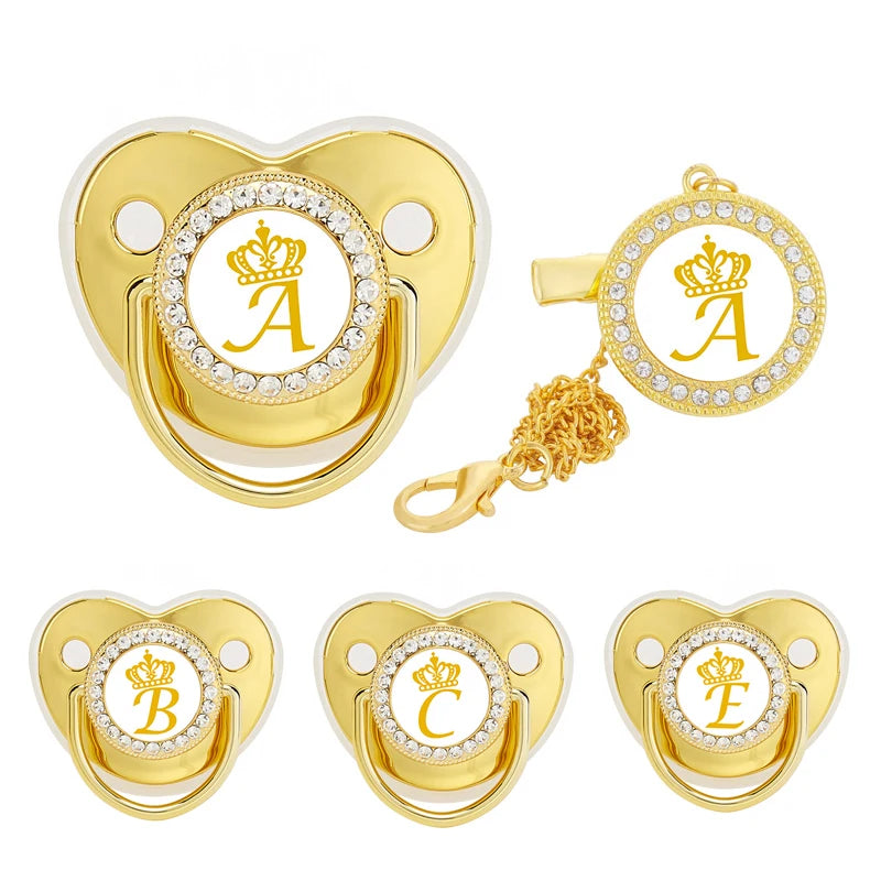 Luxurious Letter Design Pacifier