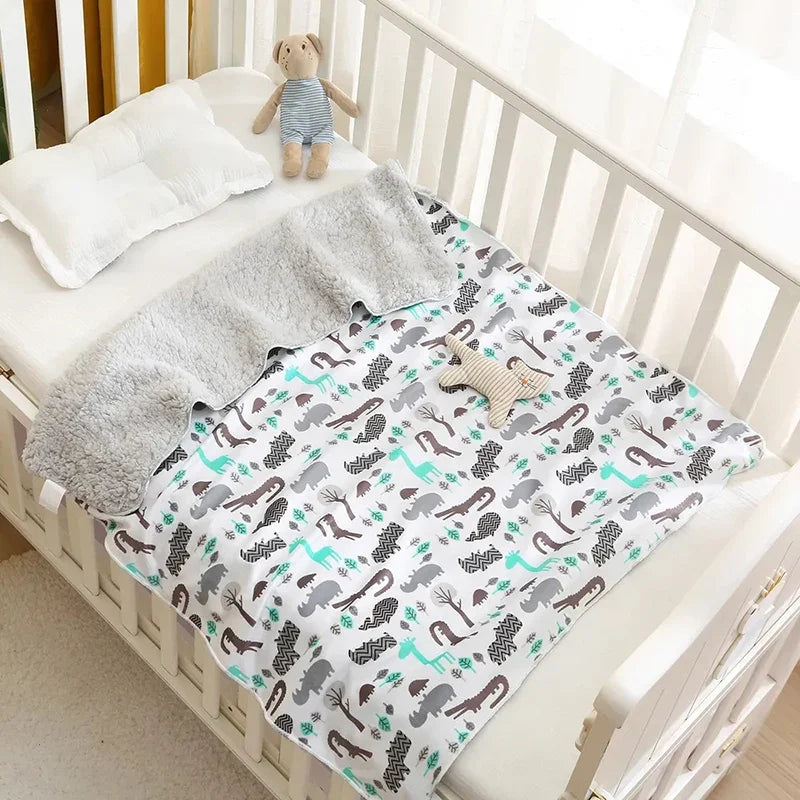 Baby Blankets Double Layer Super soft Fleece