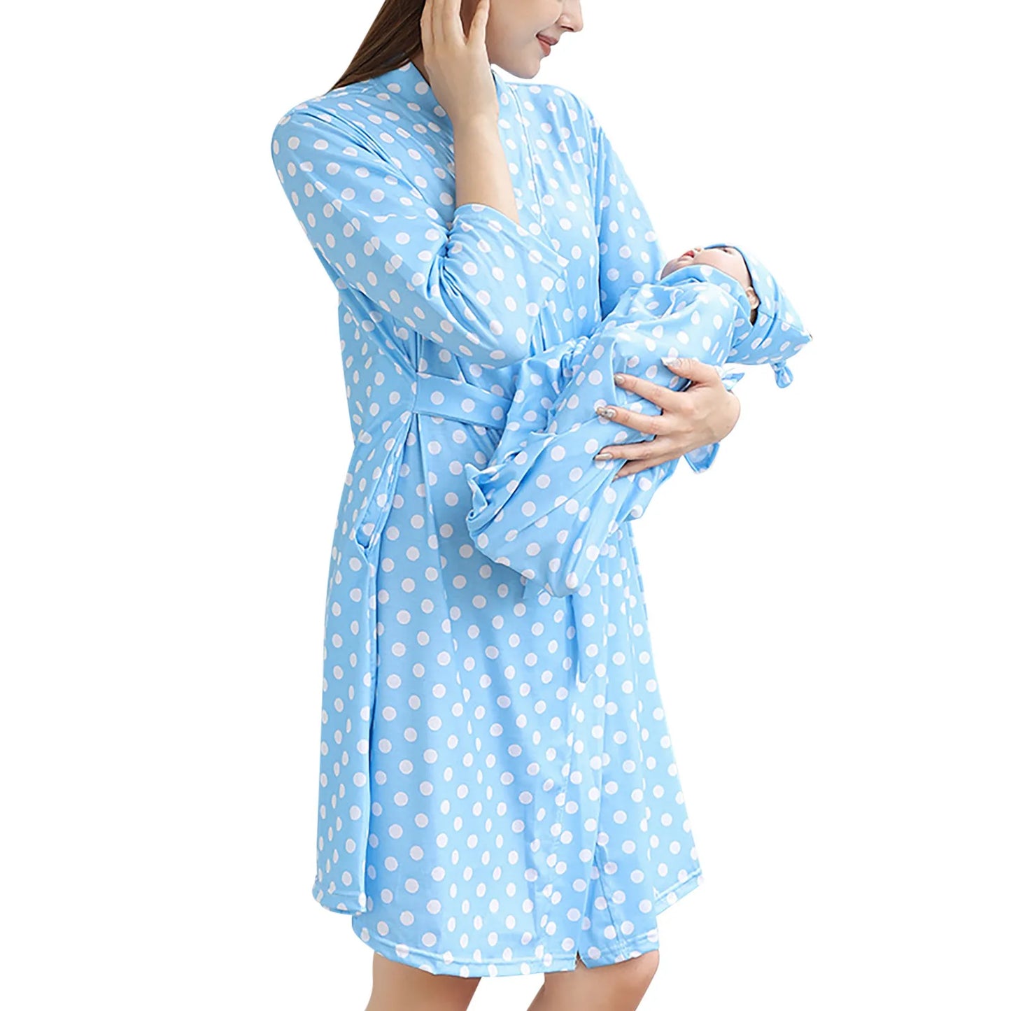 Polka Dot Print Sleepwear For Mommy and Me