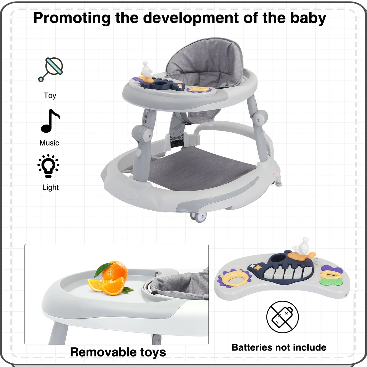 Foldable Baby Walker