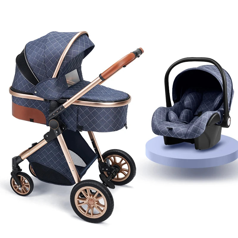 Fashion Baby Stroller 3 in 1