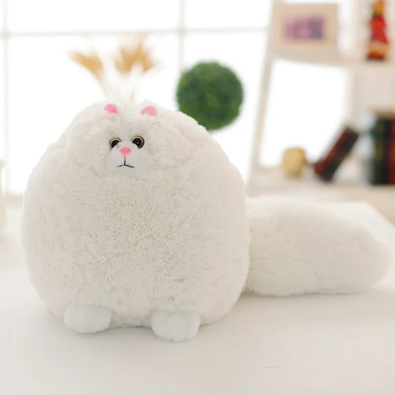 Fluffy Persian Cat Plush Toy