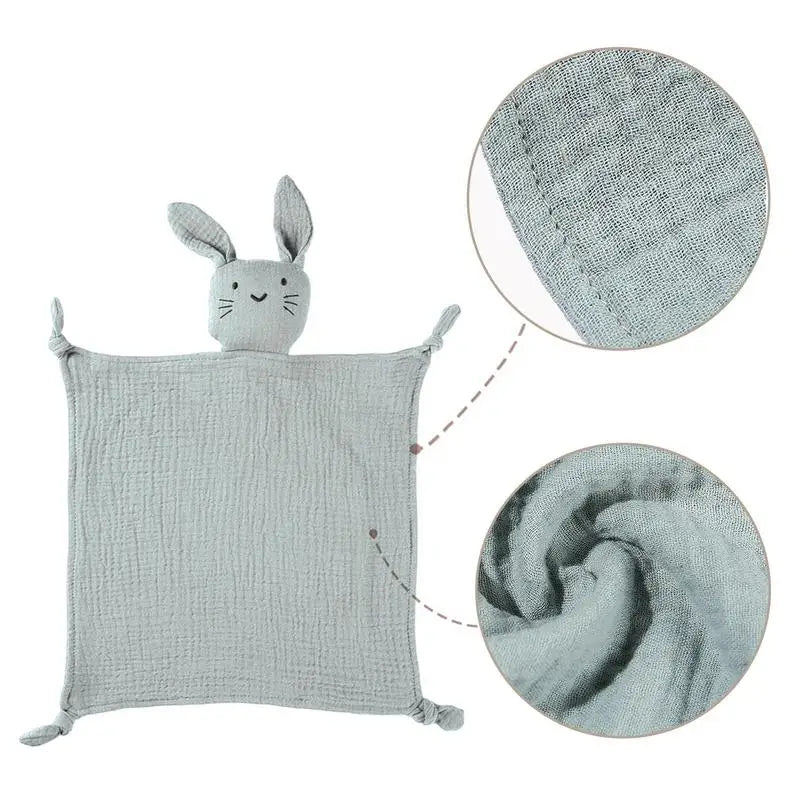 Stuffed Animal Security Blanket made of Soft Cotton